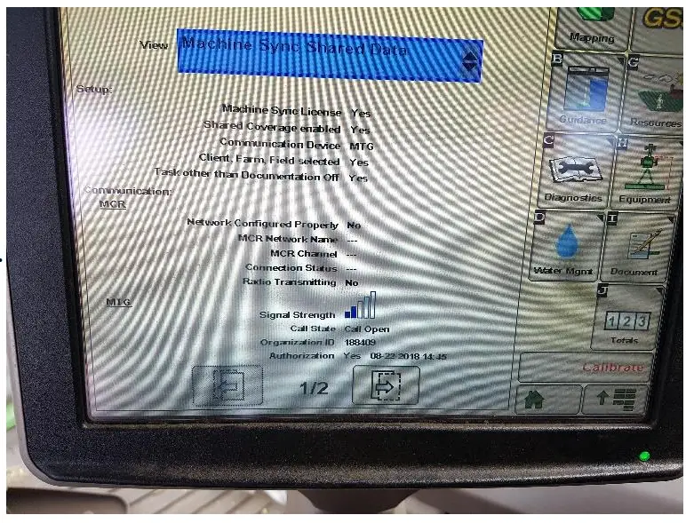 Configuration of your 2630 and MachineSync