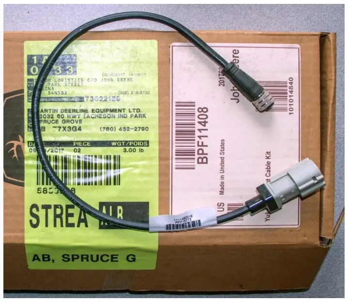 List of required parts