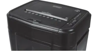 AURORA AS120CM Auto Feed Paper Shredders - Close lid