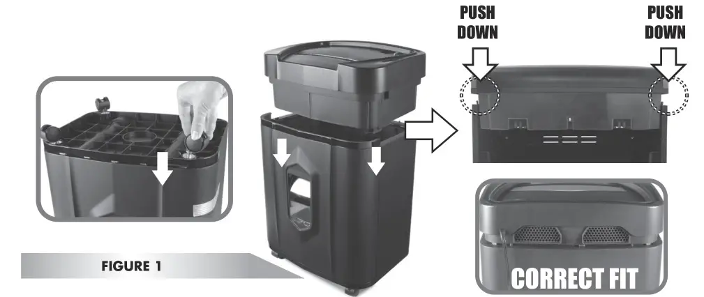AURORA AS120CM Auto Feed Paper Shredders - Figure 1