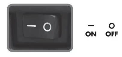 AURORA AS120CM Auto Feed Paper Shredders - Main Power Switch