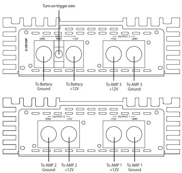ZAPCO Z CB100F Super Capacitor Bank - Side Panels 1