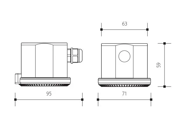 panlux PN71000021 Radar Sensor Industry Instructions - Installation