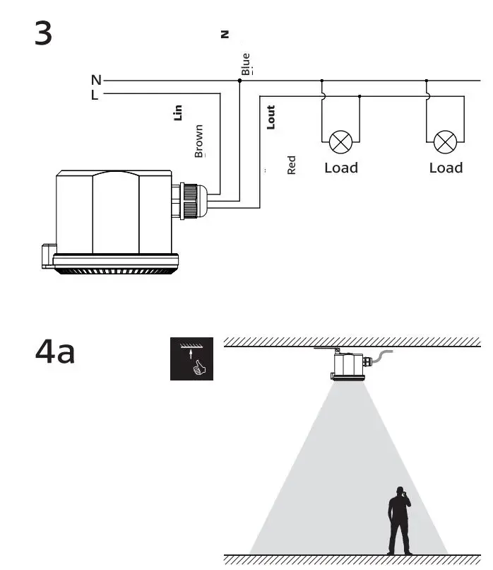panlux PN71000021 Radar Sensor Industry Instructions - Installation