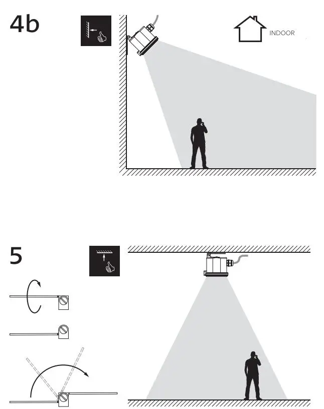 panlux PN71000021 Radar Sensor Industry Instructions - Installation