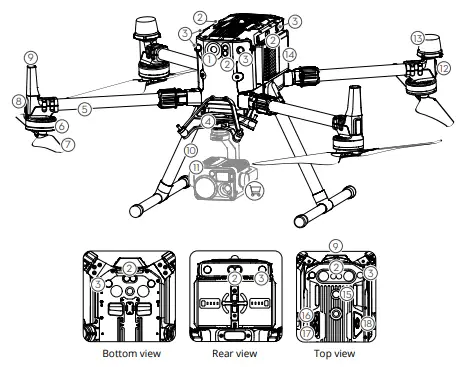 dji Matrice 350 RTK Drone Camera - Aircraft
