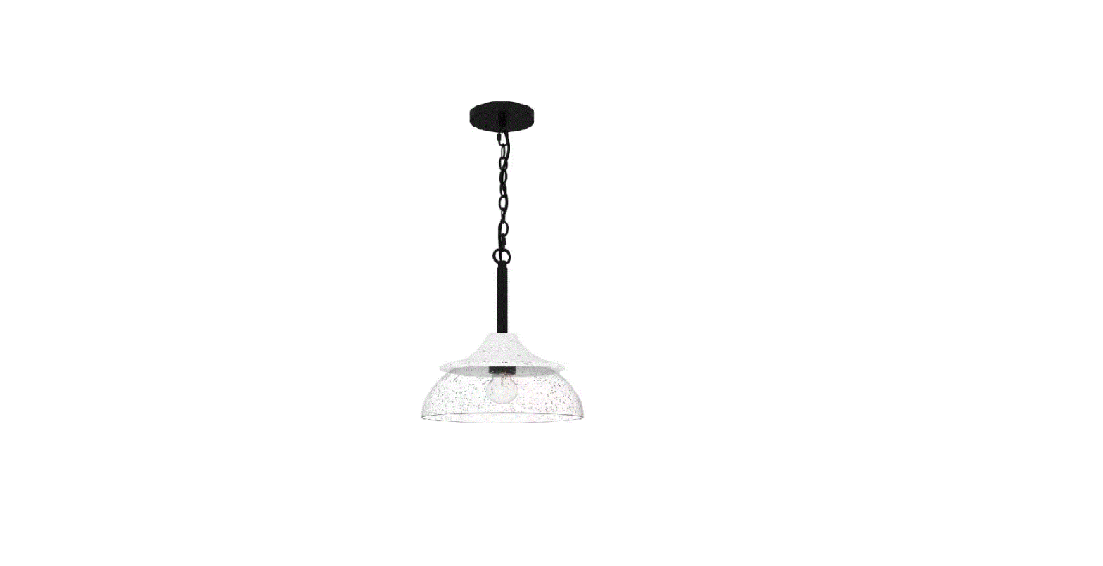 Quoizel Otn1512mbk Otten 1-light Matte Black Shaded Pendant Installation Guide