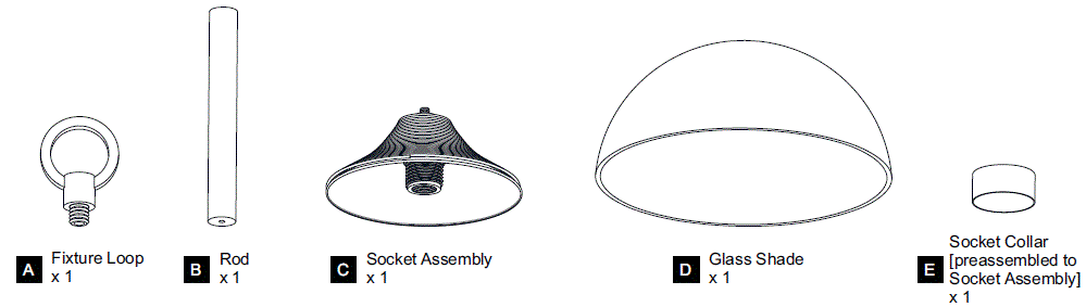QUOIZEL-OTN1512MBK-Otten-1-Light-Matte-Black-Shaded-Pendant-FIG-2