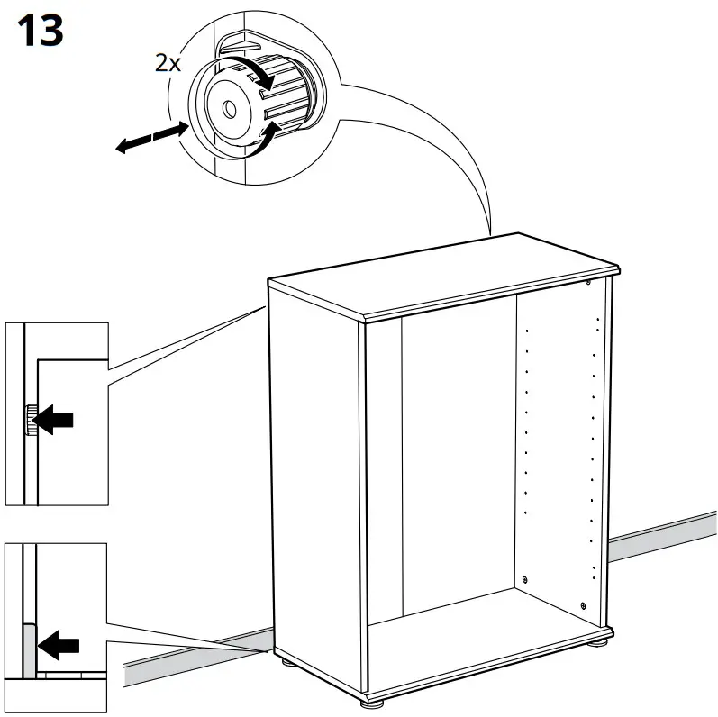 IKEA SKRUVBY Cabinet with Doors - fig 13