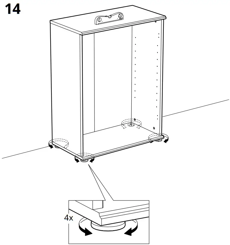 IKEA SKRUVBY Cabinet with Doors - fig 14