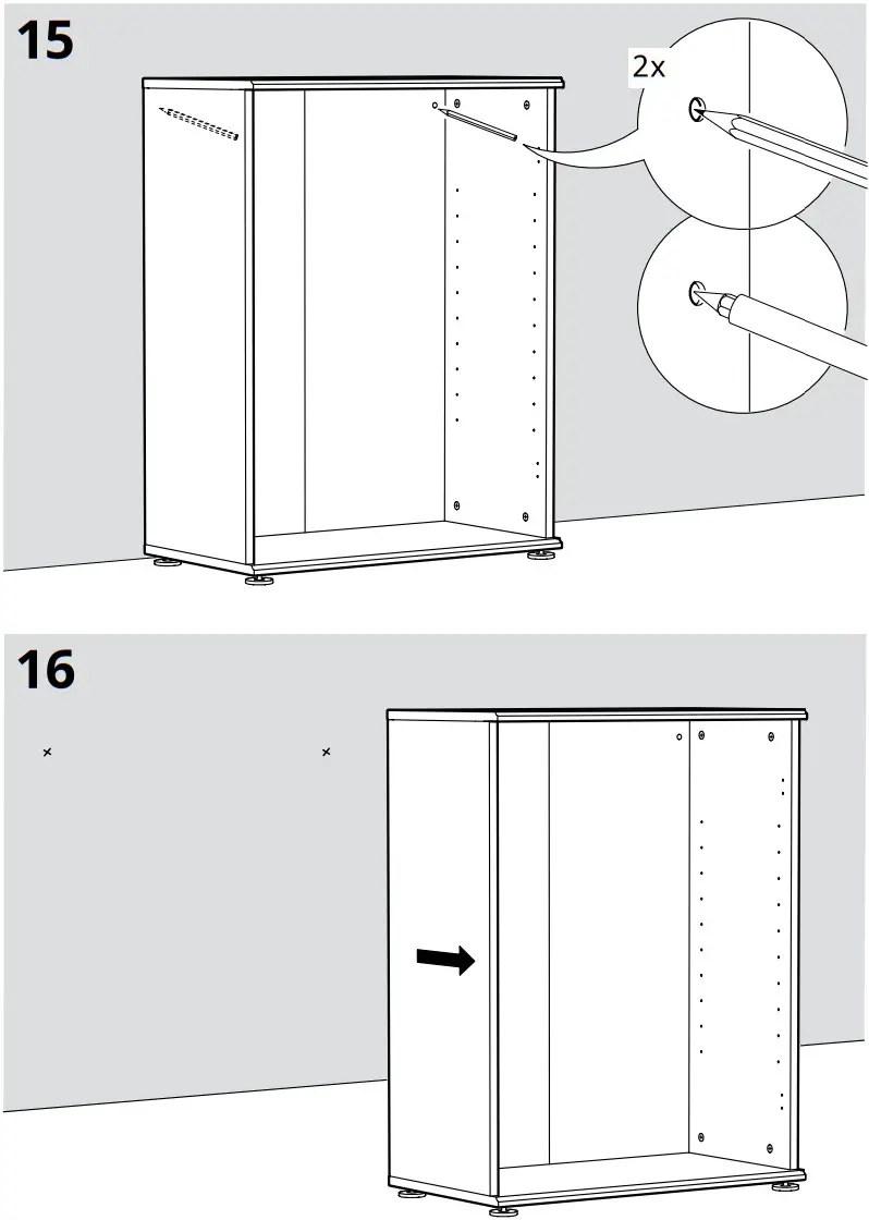 IKEA SKRUVBY Cabinet with Doors - fig 15