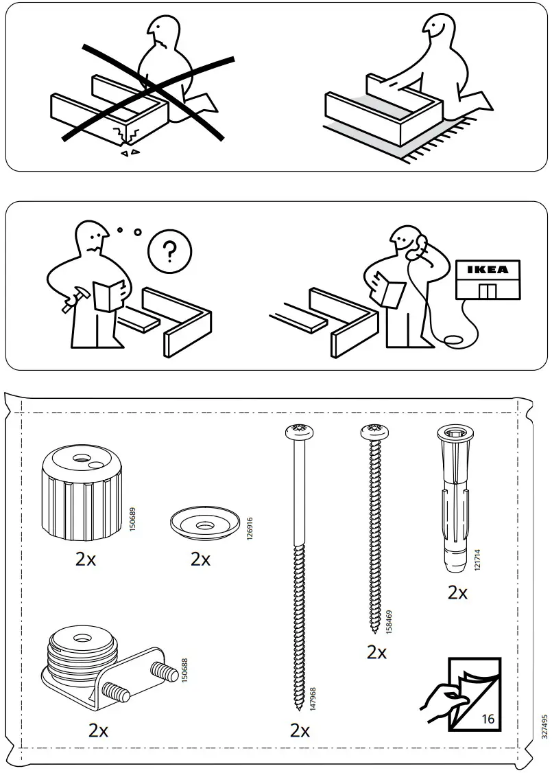 IKEA SKRUVBY Cabinet with Doors - fig 2