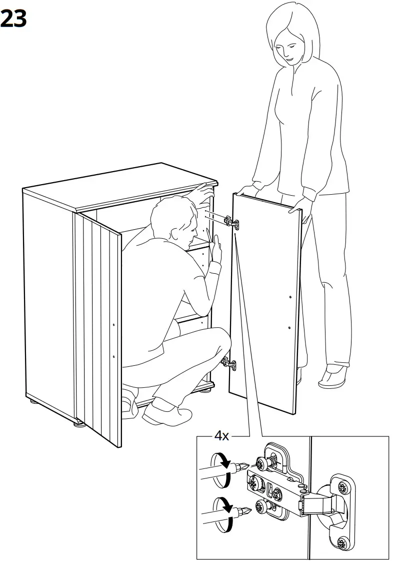 IKEA SKRUVBY Cabinet with Doors - fig 23
