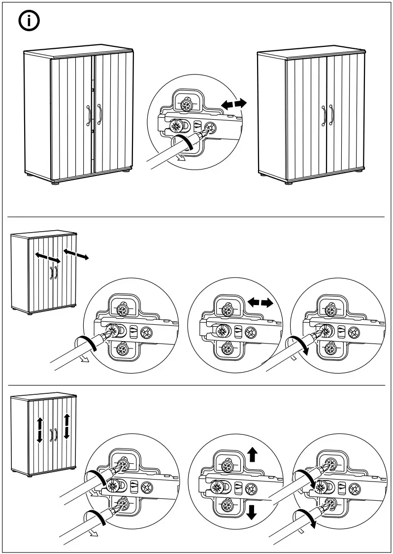 IKEA SKRUVBY Cabinet with Doors - fig 26