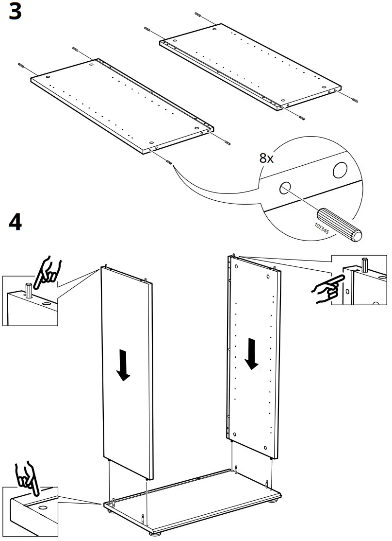 IKEA SKRUVBY Cabinet with Doors - fig 6