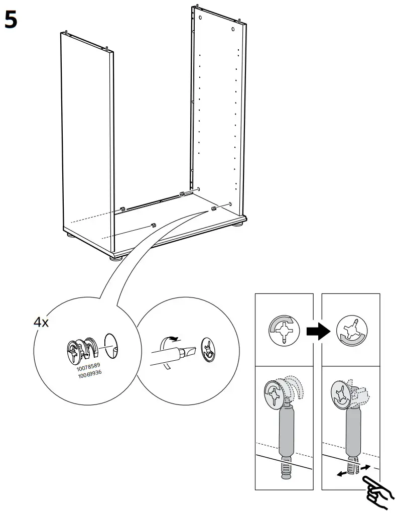 IKEA SKRUVBY Cabinet with Doors - fig 7