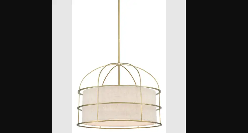 Minka Lavery 2155-695 Gateway Park 5-light Soft Brass Cage Pendant Instruction Manual