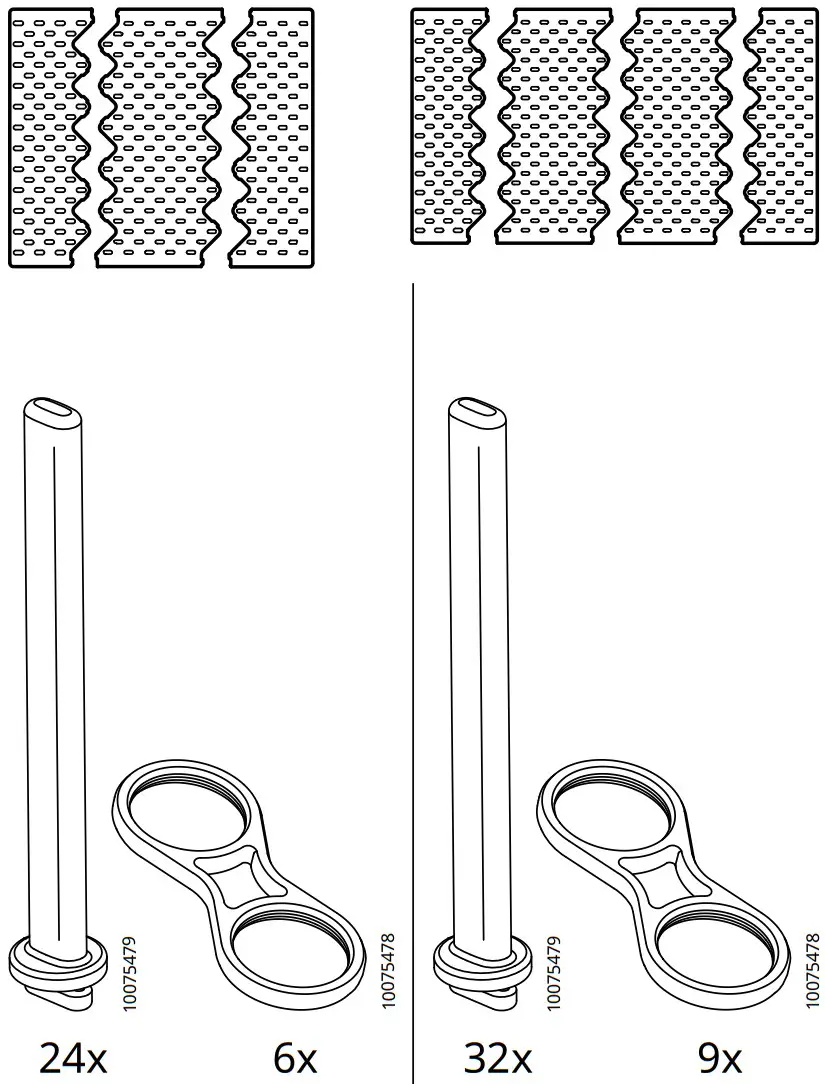 IKEA UPPDATERA Pegboard Drawer Organizer - fig 2