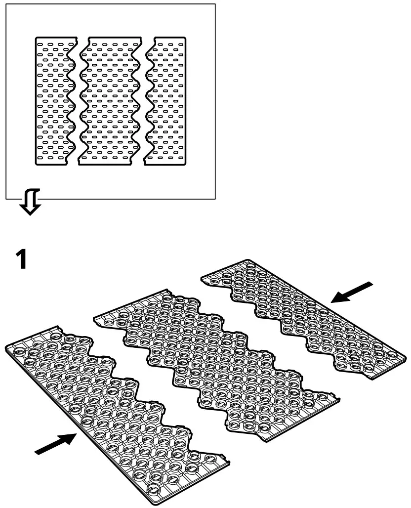 IKEA UPPDATERA Pegboard Drawer Organizer - fig 3