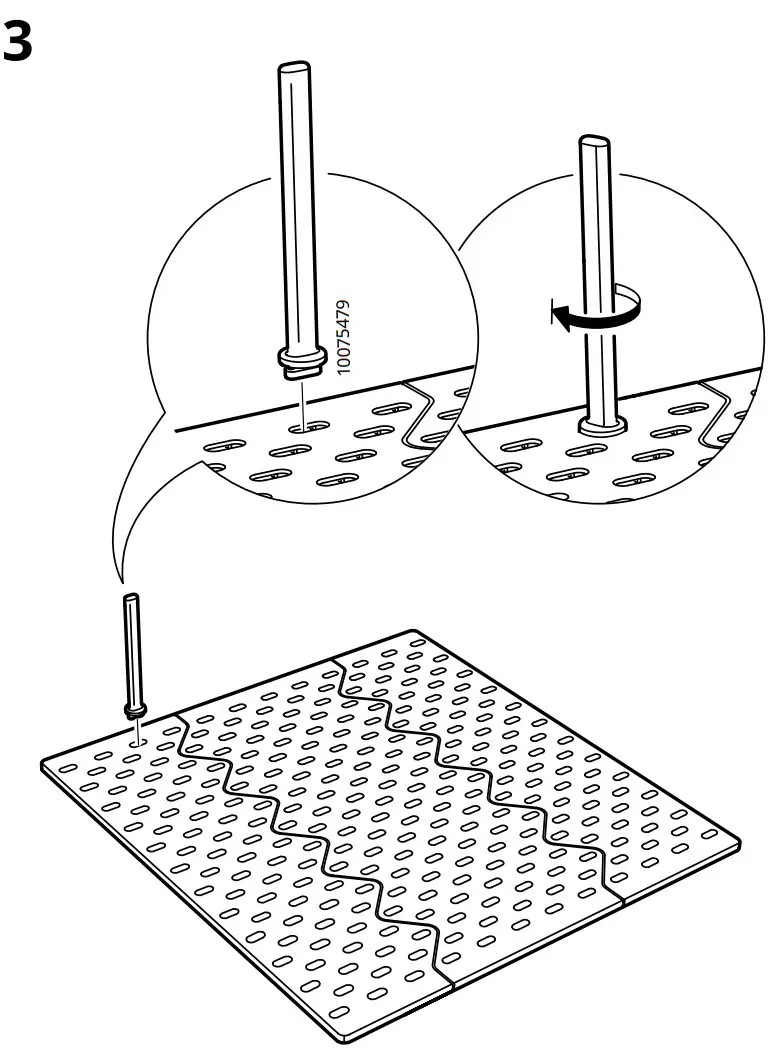 IKEA UPPDATERA Pegboard Drawer Organizer - fig 5