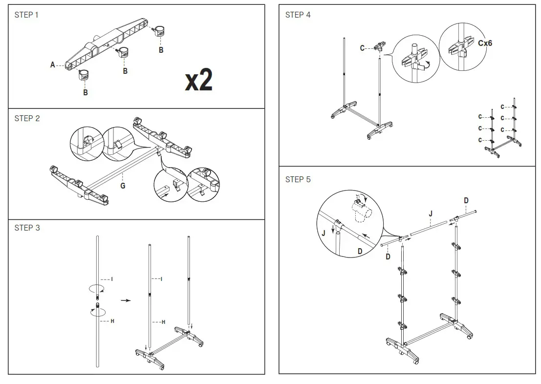 kmart 43276974 3 Tier Airer - fig