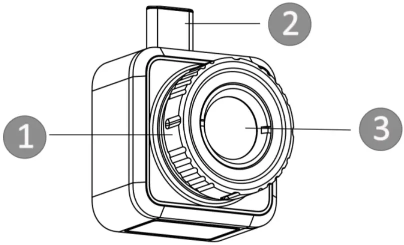 HIKMICRO UD30737B Thermal Camera for Smartphones - Appearance
