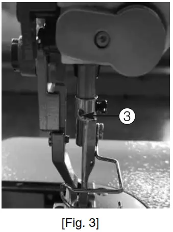 JUKI NA 11UT Series Sewing Machine - Disassemble the needle