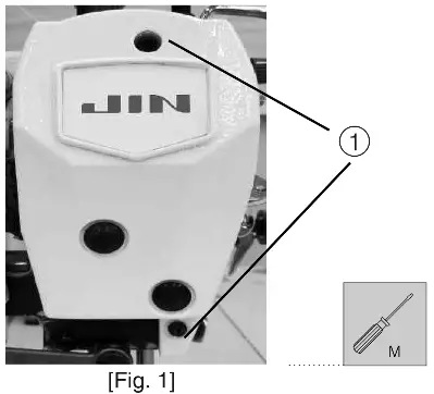 JUKI NA 11UT Series Sewing Machine - Loosen The Screw