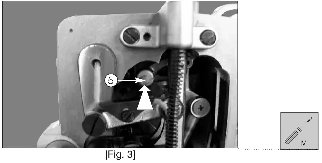 JUKI NA 11UT Series Sewing Machine - lever hinge pin