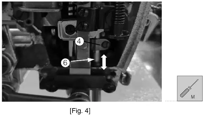 JUKI NA 11UT Series Sewing Machine - needle bar guide