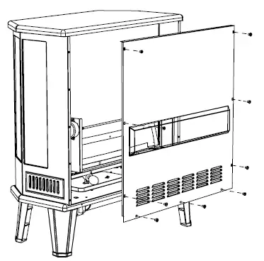 Electric-Fireplaces-Direct-SP5621-HearthPro-Red-Infrared-Electric-Fireplace-Stove-fig-9