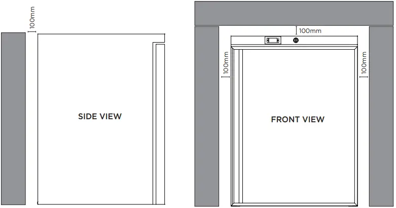 BROMIC MED0140GD-NR MediFridge Display Fridge A2