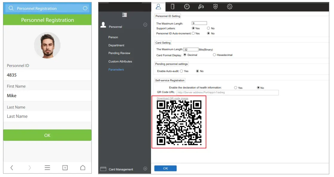 BioFinger MB10 VL Linux Visible Light Product - Personnel Registration