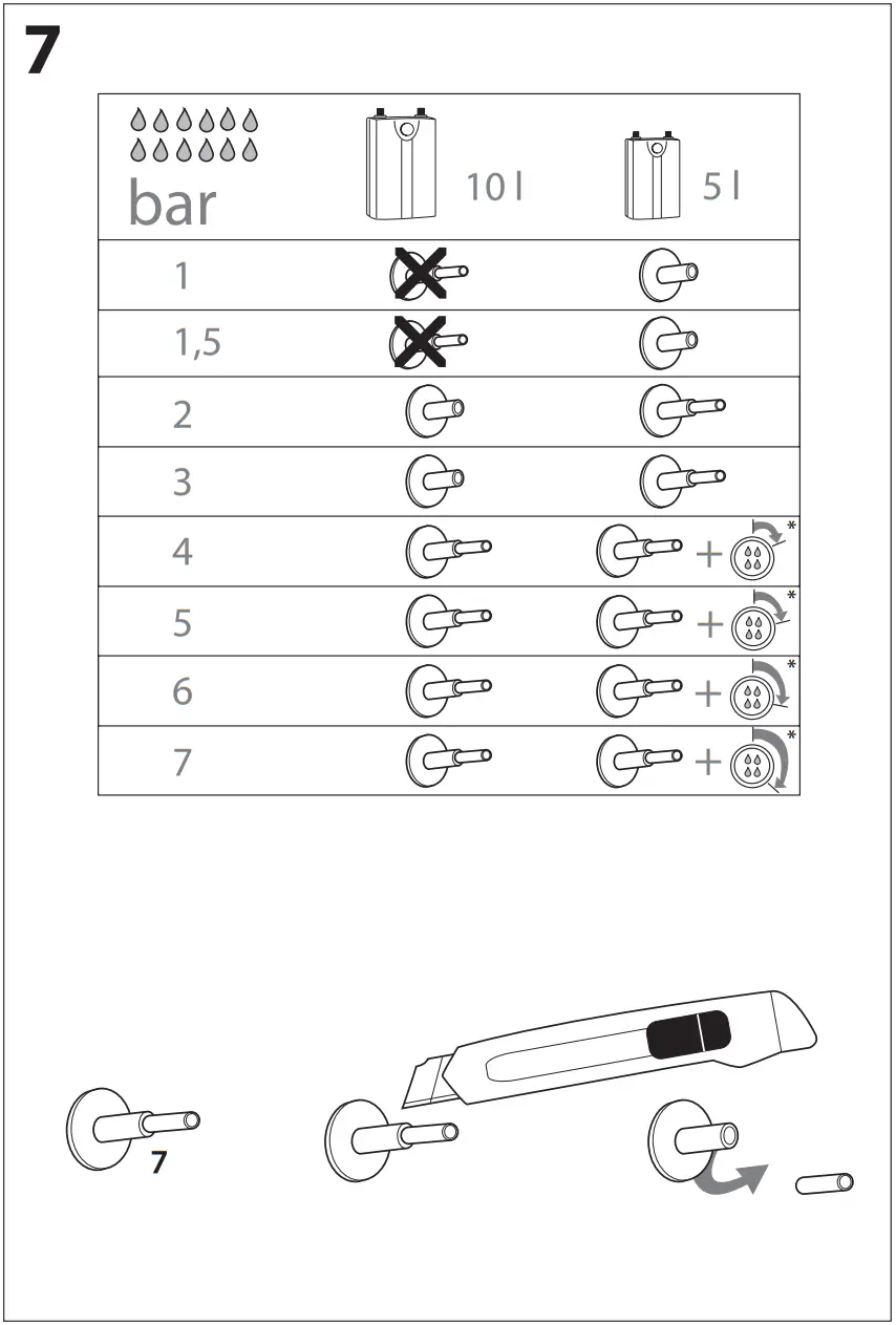 SCHUTTE Cornwall Low Pressure Sink Faucet 360 Degree Swivel Faucet - FIGURE 6