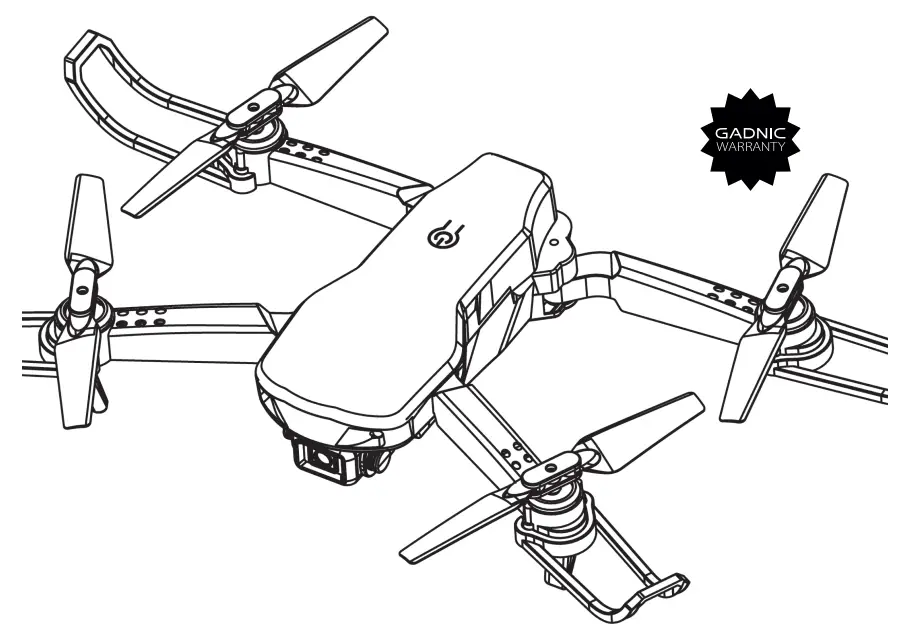 Gadnic DRGAD010 Mini Drone Foldable