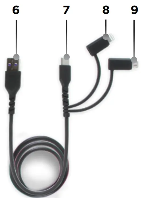 LIMITLESS LIM-TSSL-XXX Tassel Keychain Power Bank - Power Bank1