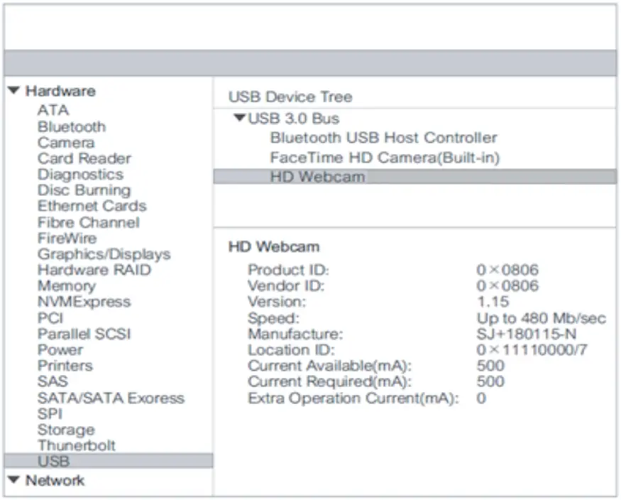 NEXIGO N960E 1080P FHD AutoFous Webcam - Device Manager 2
