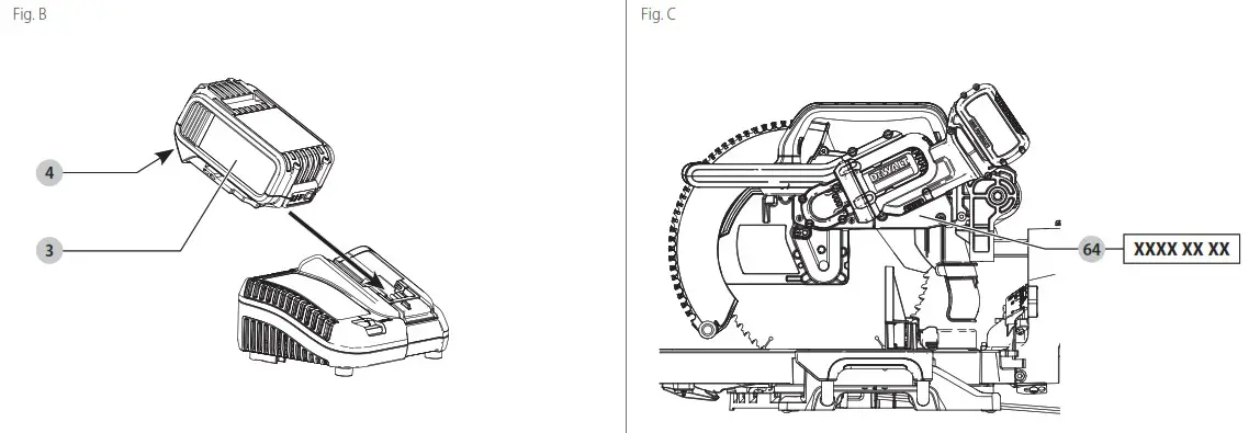 DEWALT DCS781 60V MAX Brushless 12 Inch Sliding Miter Saw - overview 3