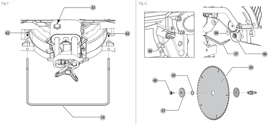 DEWALT DCS781 60V MAX Brushless 12 Inch Sliding Miter Saw - overview 5