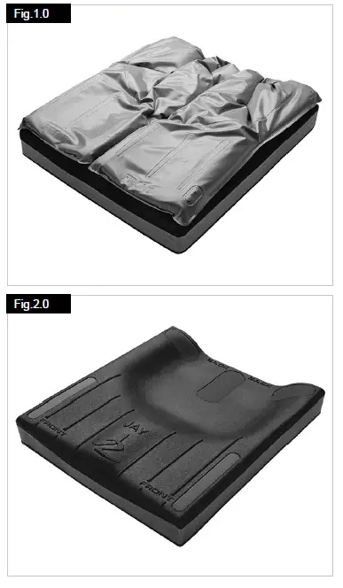 JAY J2 DC Cushion Contour Wheelchair 1