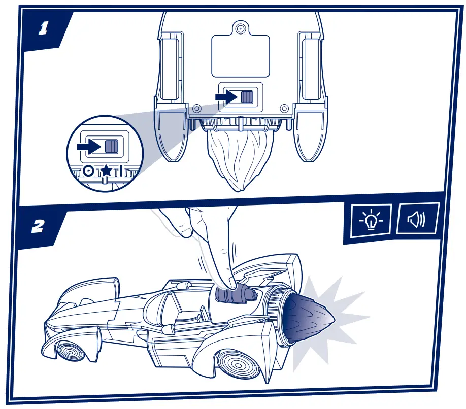 Hasbro F6213 PJ Masks Cat Racer with Lights and Sounds - parts