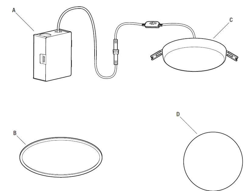 Commercial Electric 91487 Integrated Frameless LED Recessed Light 2