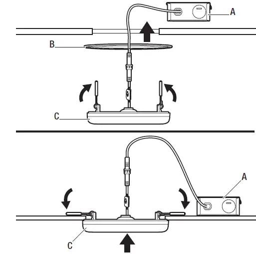 Commercial Electric 91487 Integrated Frameless LED Recessed Light 7