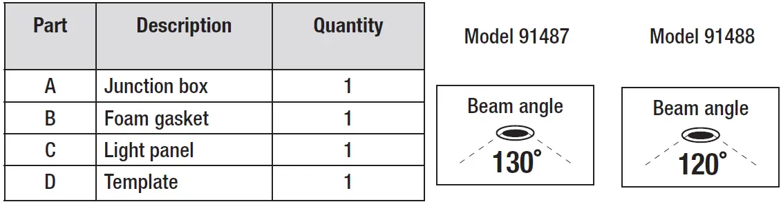 Commercial Electric 91487 Integrated Frameless LED Recessed Light 8
