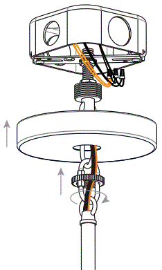 QUOIZEL-QOP5606MBK-4-Light-Painted-Brass-Shaded-Pendant-FIG-14