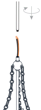 QUOIZEL-QOP5606MBK-4-Light-Painted-Brass-Shaded-Pendant-FIG-9