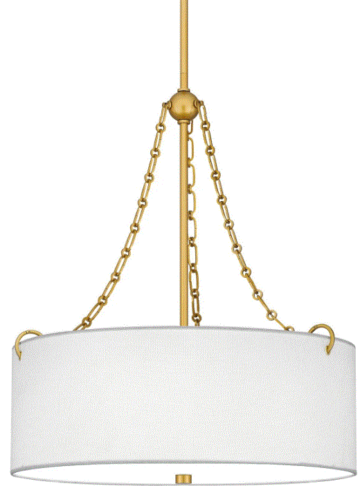 QUOIZEL-QOP5606MBK-4-Light-Painted-Brass-Shaded-Pendant-PRODUCT
