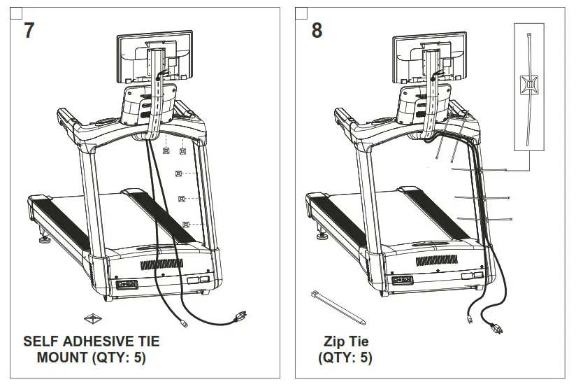 BODYCRAFT T1000 LCD Treadmill TV Rack - PARTS TV MOUNT
