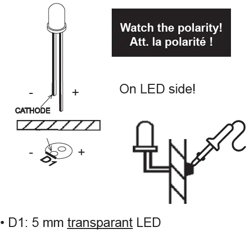 WHADDA WSL223-160222 Retro Submarine Educational Soldering Kit 8