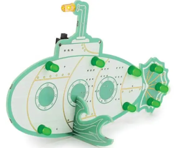 WHADDA WSL223-160222 Retro Submarine Educational Soldering Kit product